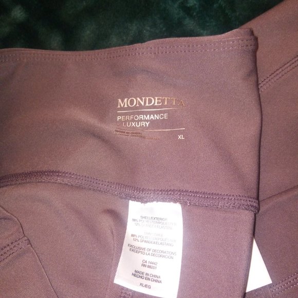 NWT Mondetta High Waist Women's Active Legging in Soft Purple, Size XL - Picture 9 of 11